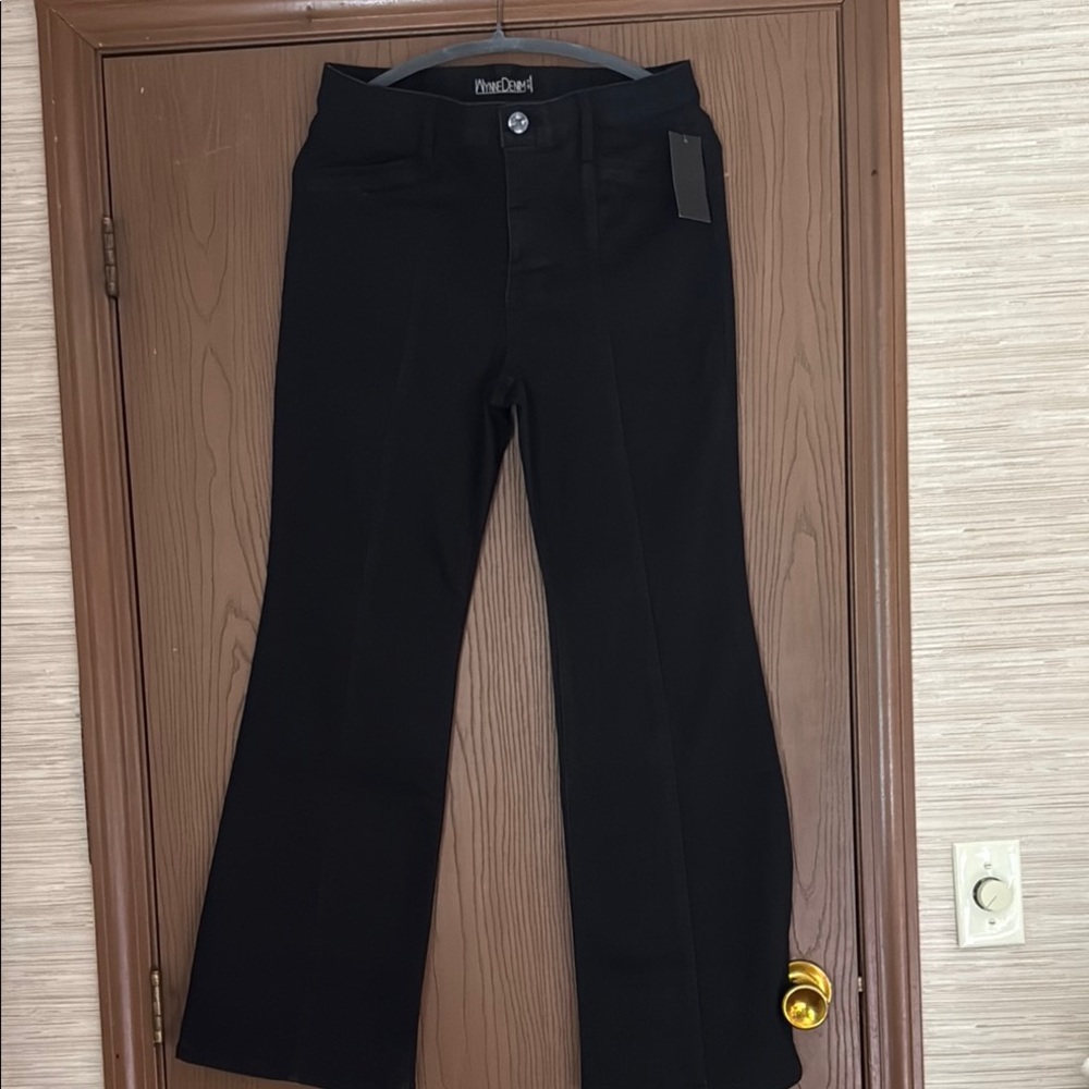 Wynne Denim Black Flare Jeans